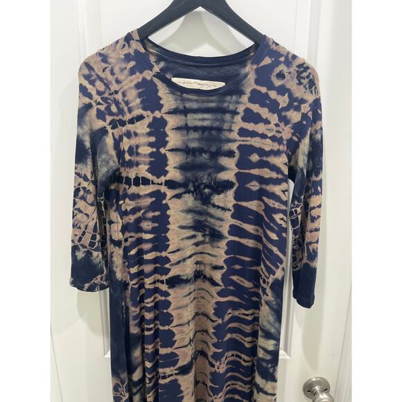 Raquel Allegra Drama Maxi Dress- Navy Storm Sz 0 US Small - Picture 5 of 16